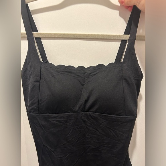 Sea Level Scallop Square Neck Bralette One Piece - Picture 6 of 10